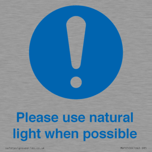 MV10506: Please use natural light when possible