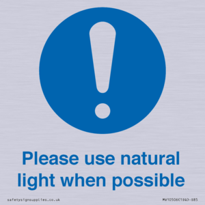 MV10506: Please use natural light when possible
