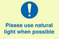 MV10535: Please use natural light when possible