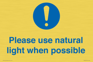 MV10535: Please use natural light when possible