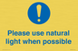MV10535: Please use natural light when possible