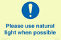MV10535: Please use natural light when possible