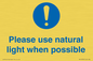 MV10535: Please use natural light when possible
