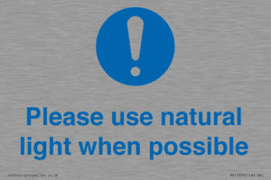 MV10535: Please use natural light when possible