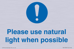 MV10535: Please use natural light when possible