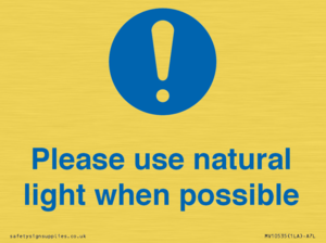 MV10535: Please use natural light when possible