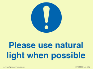 MV10535: Please use natural light when possible
