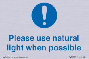 MV10535: Please use natural light when possible
