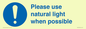 MV10535: Please use natural light when possible
