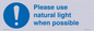 MV10535: Please use natural light when possible