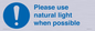 MV10535: Please use natural light when possible