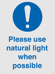 MV10535: Please use natural light when possible