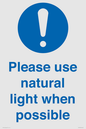 MV10535: Please use natural light when possible
