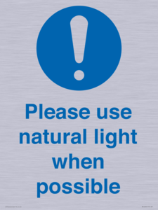 MV10535: Please use natural light when possible