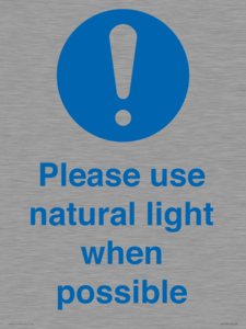 MV10535: Please use natural light when possible