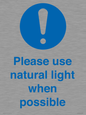 MV10535: Please use natural light when possible