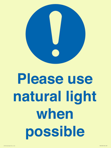 MV10535: Please use natural light when possible