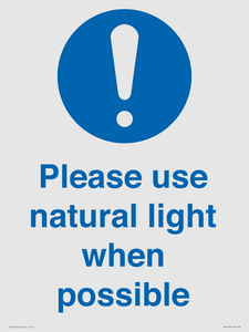 MV10535: Please use natural light when possible