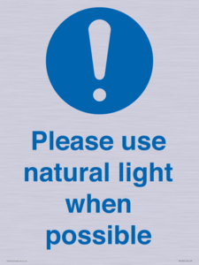 MV10535: Please use natural light when possible