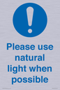 MV10535: Please use natural light when possible