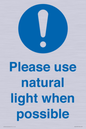 MV10535: Please use natural light when possible
