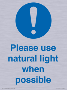 MV10535: Please use natural light when possible