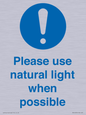 MV10535: Please use natural light when possible