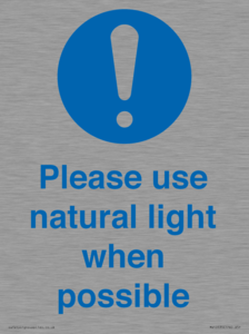 MV10535: Please use natural light when possible