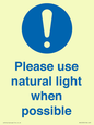 MV10535: Please use natural light when possible