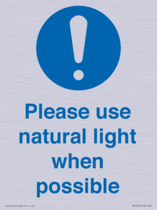 MV10535: Please use natural light when possible
