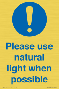 MV10535: Please use natural light when possible