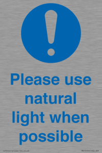 MV10535: Please use natural light when possible