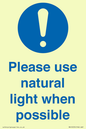 MV10535: Please use natural light when possible