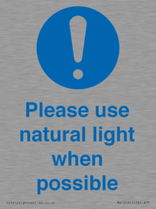 MV10535: Please use natural light when possible