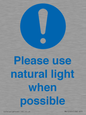 MV10535: Please use natural light when possible