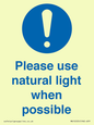 MV10535: Please use natural light when possible