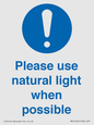 MV10535: Please use natural light when possible
