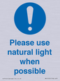 MV10535: Please use natural light when possible