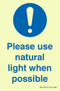MV10535: Please use natural light when possible