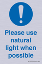 MV10535: Please use natural light when possible