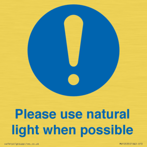 MV10535: Please use natural light when possible