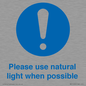 MV10535: Please use natural light when possible
