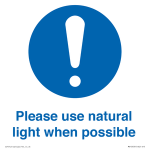 MV10535: Please use natural light when possible