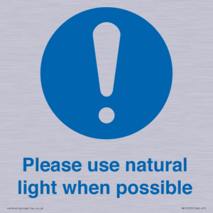 MV10535: Please use natural light when possible