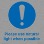 MV10535: Please use natural light when possible