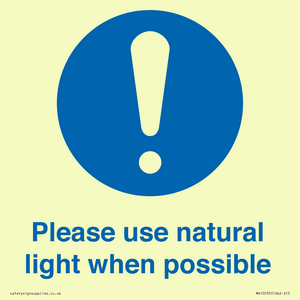 MV10535: Please use natural light when possible