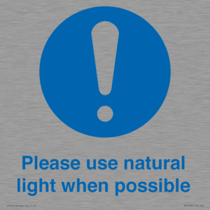 MV10535: Please use natural light when possible