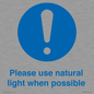 MV10535: Please use natural light when possible