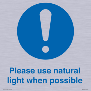MV10535: Please use natural light when possible