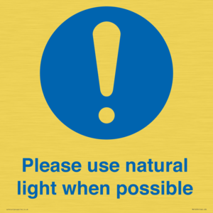 MV10535: Please use natural light when possible